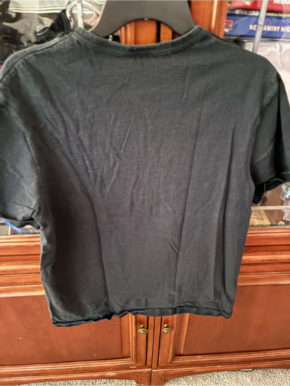 Vintage Champion Mens Black Tshirt 100% cotton size Lg - Picture 5 of 5